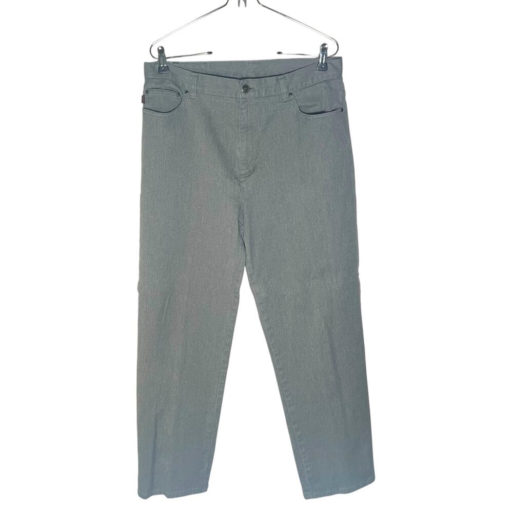 Lauren Jeans Co. Ralph Lauren Women's Size 14 Jeans 33 x 29 Gray Denim High-Rise